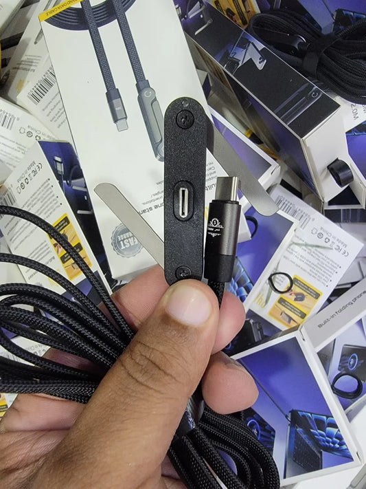 3-in-1 Type-C to Type-C Charging Cable – 240W Super Fast Charging