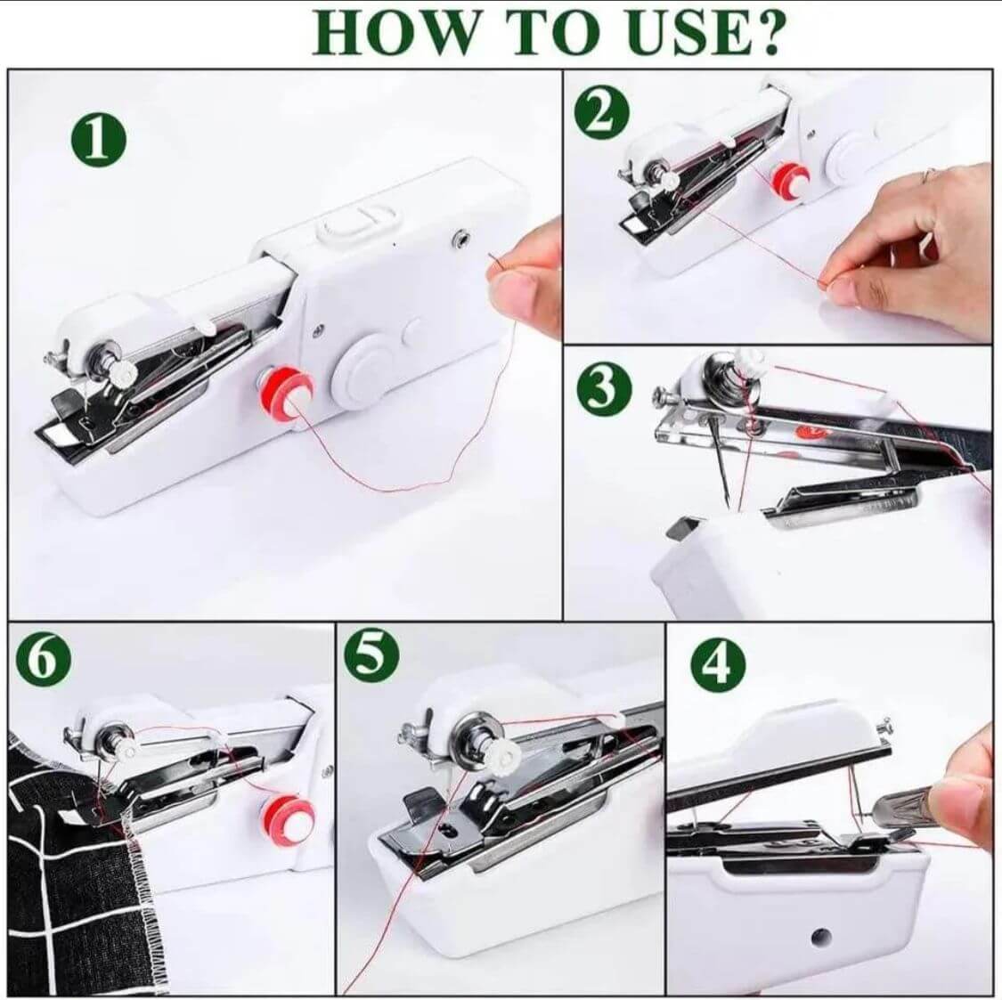 Handy Stitch Sewing Machine – Mini Portable Stitching Machine