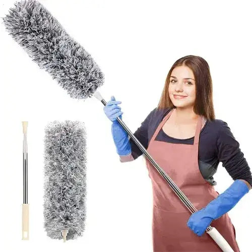 Microfiber Fan Duster – Extendable Dust Cleaner for Fans & Shelve