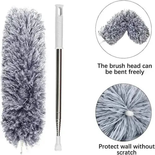 Microfiber Fan Duster – Extendable Dust Cleaner for Fans & Shelve