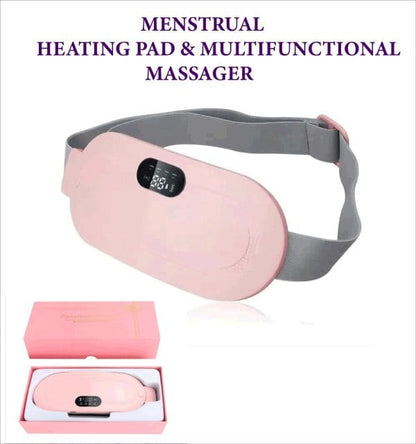 Period Pain Relief Heating Belt | Portable Cordless Heating Pad with Heat & Massage Therapy