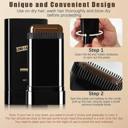 Instant Grey Hair Cover Stick – Quick Root Touch-Up Wand