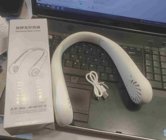 USB Rechargeable Neck Fan | 3 Modes Fan Speed