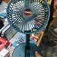 Rechargeable Portable Telescopic Folding Table Fan – 3-Speed Adjustable Desk Fan