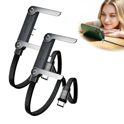 3-in-1 Type-C to Type-C Charging Cable – 240W Super Fast Charging