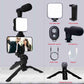 Mobile Vlogging Kit with LED Light & Mic – AY-49 Creator Kit
