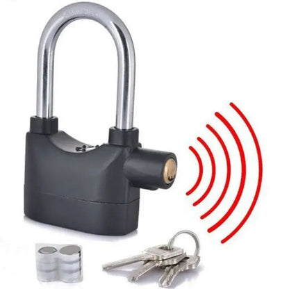 High-Security Alarm Padlock | Waterproof 110dB Anti-Theft Lock for Bike, Scooter & Door